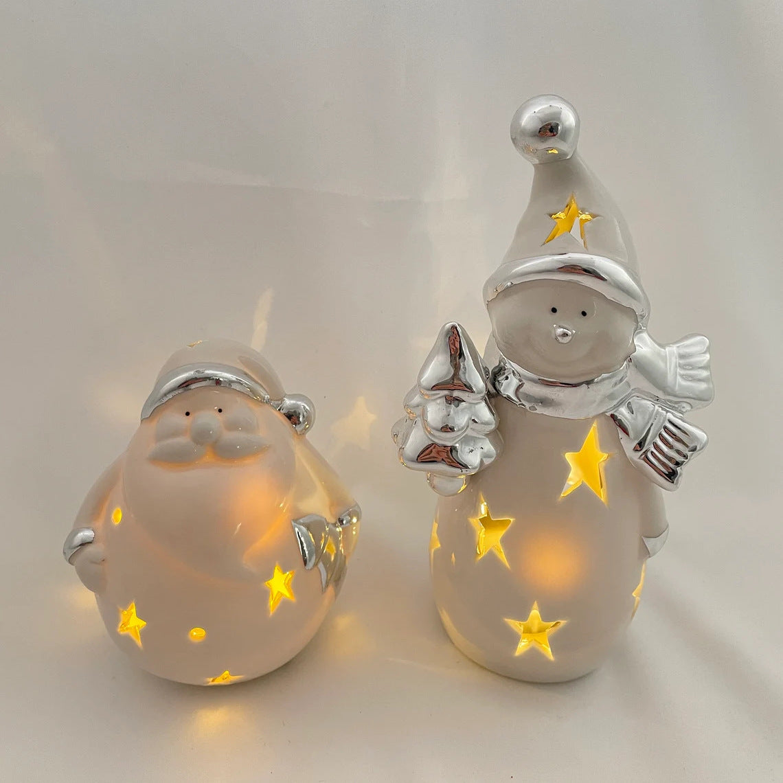 Santa Claus Snowman LED