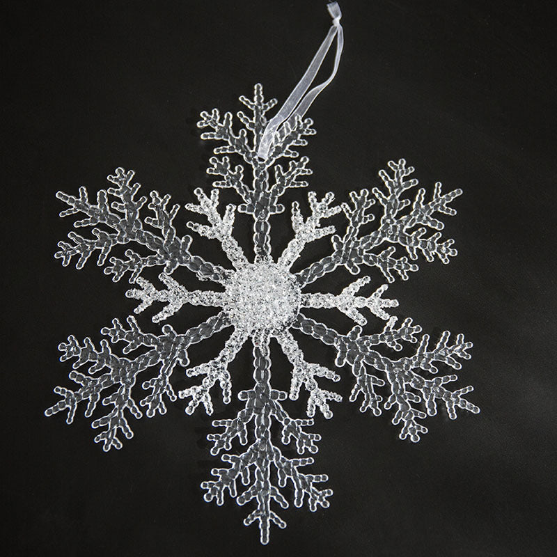 Christmas Decoration Acrylic Transparent Snowflake Christmas