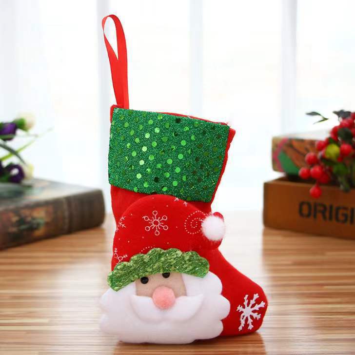 Santa, Reindeer, Snowman, and Polar Bear stockings along with decorative gnomes