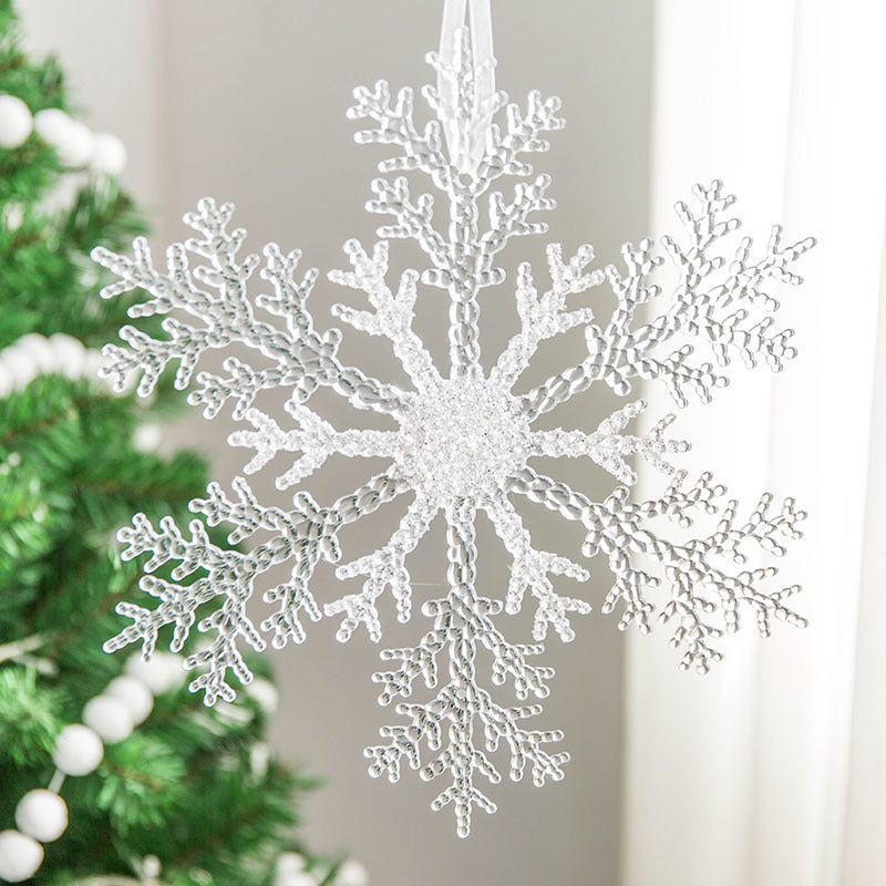 Christmas Decoration Acrylic Transparent Snowflake Christmas