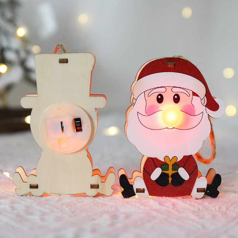 Wooden Christmas ornaments